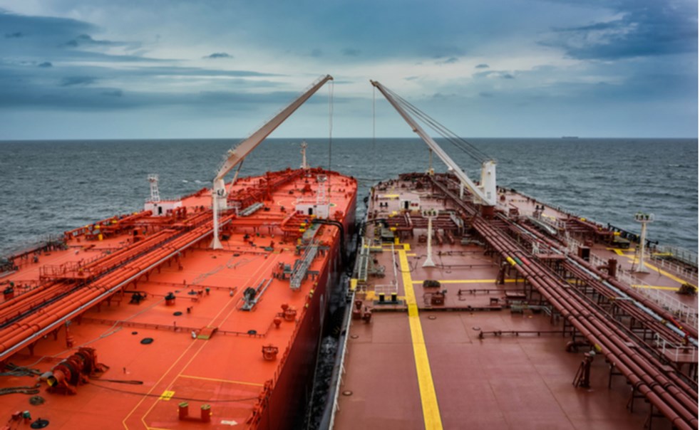 two-tankers-carrying-out-ship-to-ship-transfer-operation-photo